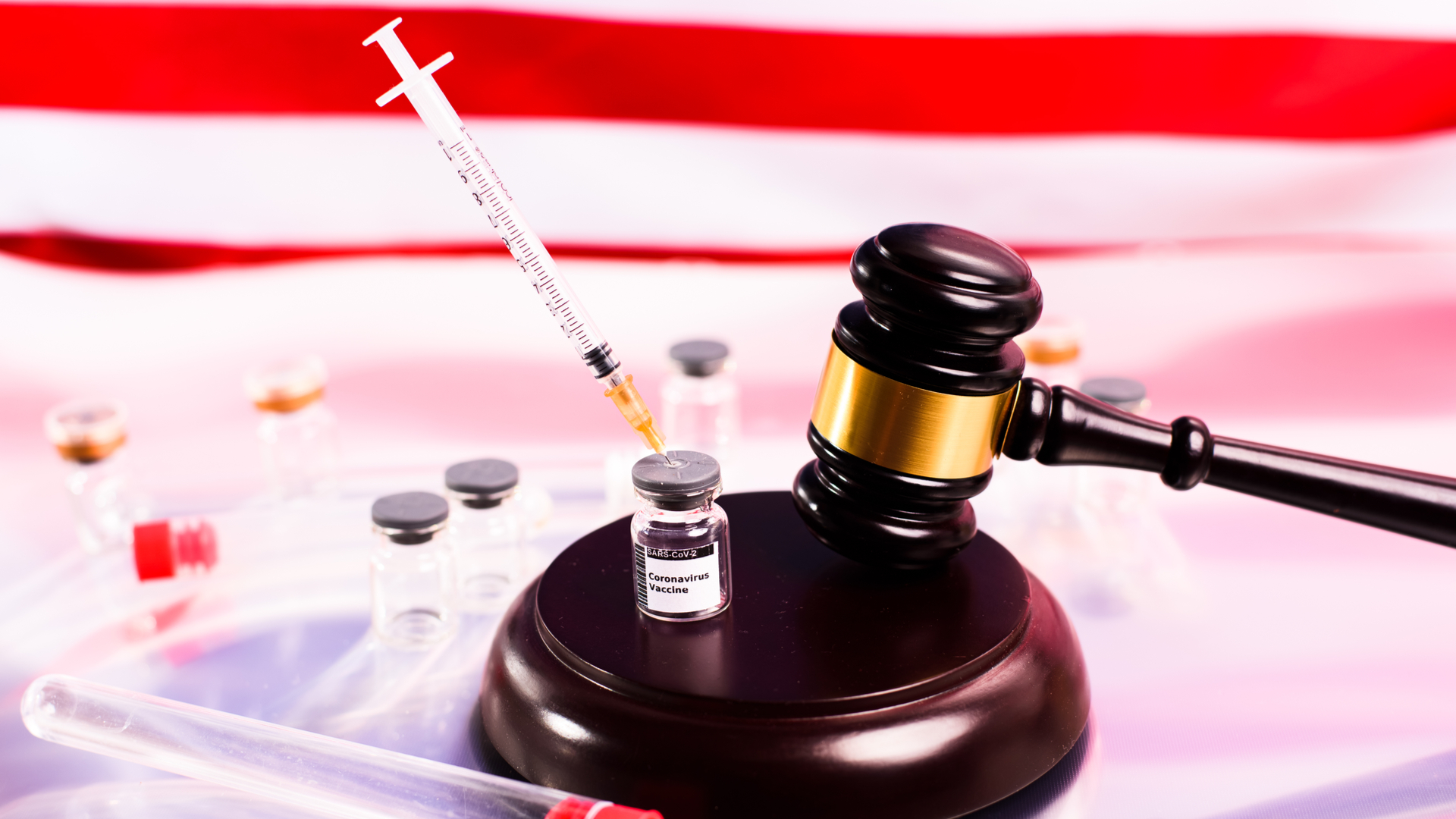 vaccine wtih gavel