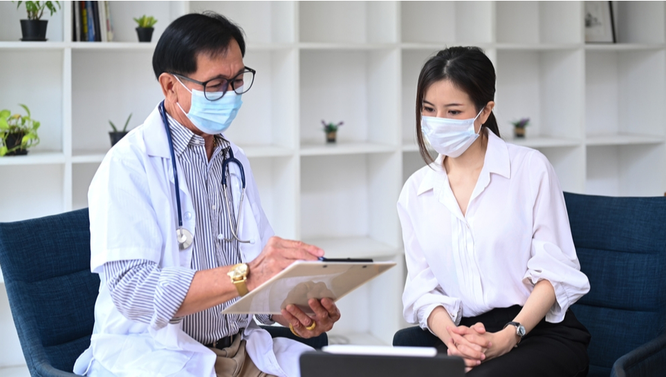 patient asking her prognosis about her gbs